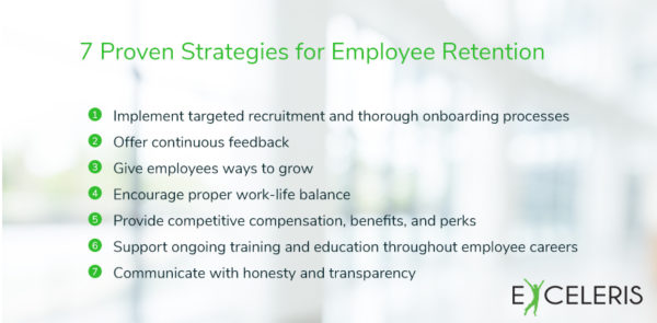 Employee Retention: 7 Effective Strategies | Exceleris